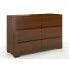 Zdjęcie produktu Komoda drewniana 6 szuflad Inca 5S - Dąb.