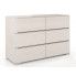 Zdjęcie produktu Komoda drewniana 6 szuflad Ventos 5S - Biały mat.