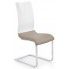 Zdjęcie produktu Krzesło tapicerowane Faran - cappuccino + biały.