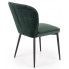 Szczegółowe zdjęcie nr 7 produktu Krzesło welurowe pikowane Wilhelm - ciemnozielone