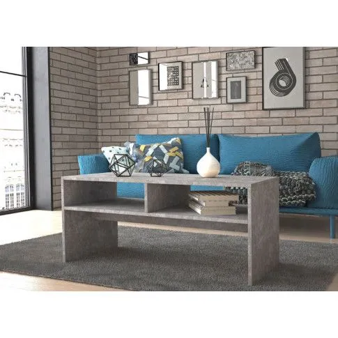 Zdjęcie loftowa ława do salonu Civa beton | Edinos.pl