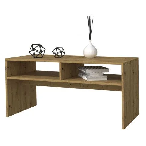 Zdjęcie produktu Minimalistyczny stolik kawowy Civa - dąb artisan.