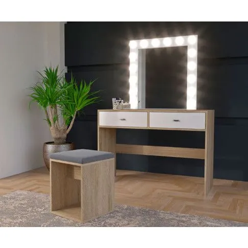 Zdjęcie minimalistyczny taboret Kerem dąb sonoma- sklep Edinos.pl