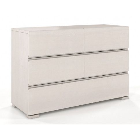 Zdjęcie produktu Komoda drewniana z szufladami Verlos 4S - Biały mat.
