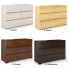 Szczegółowe zdjęcie nr 4 produktu Komoda drewniana z szufladami Verlos 4S - Biały mat