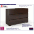 Fotografia Komoda drewniana z szufladami Verlos 2S - Palisander z kategorii Komody