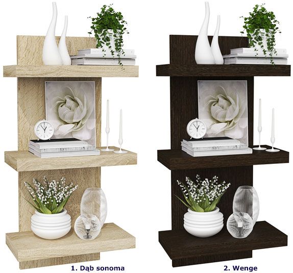 Półka Bona - prezentacja kolorów.