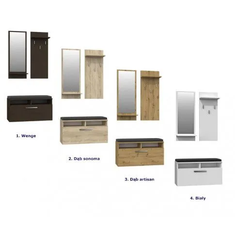 Szczegółowe zdjęcie nr 4 produktu Minimalistyczna garderoba Cyrux - wenge