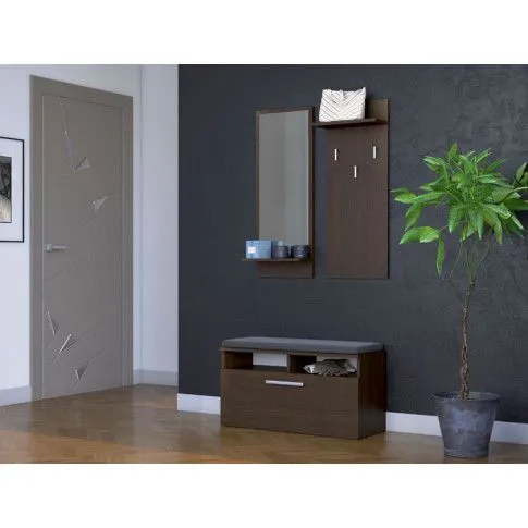 Zdjęcie minimalistyczna garderoba Cyrux wenge | Edinos.pl