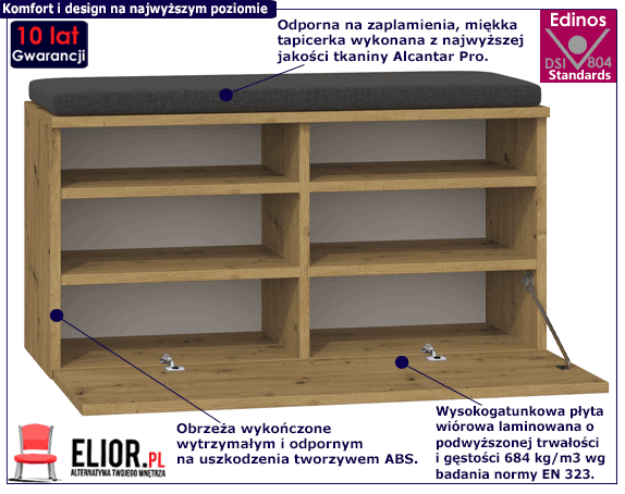 Tapicerowane krzesło Malika popiel