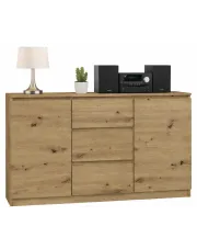 Nowoczesna komoda Suso - dąb artisan w sklepie Edinos.pl