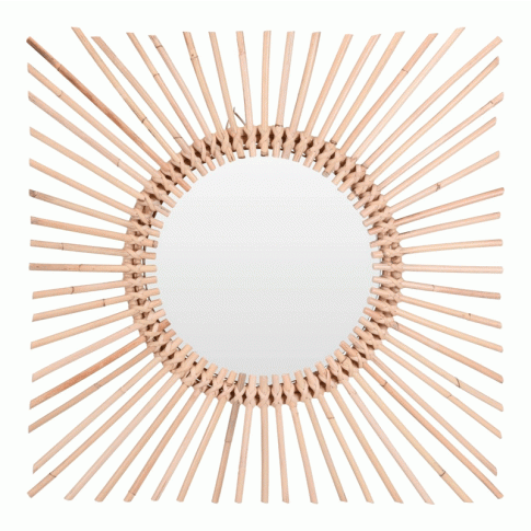 Zdjęcie produktu Okrągłe lustro Lanko - naturalne.