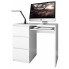 Zdjęcie minimalistyczne biurko Blanco 2X - biały mat - sklep Edinos.pl
