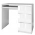 Zdjęcie produktu Nowoczesne biurko prawostronne Blanco 3X - biały połysk.