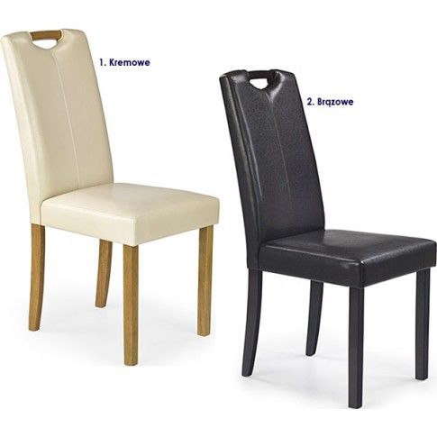 Zdjęcie drewniane krzesło od salonu Floyd - kremowe - sklep Edinos.pl