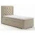 Zdjęcie produktu Jednoosobowe łóżko boxspring Persea 90x200 - 58 kolorów.