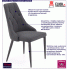 Fotografia Eleganckie krzesło do salonu z Roni - popiel z kategorii Krzesła tapicerowane