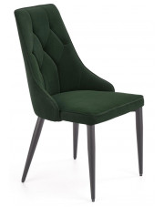 Nowoczesne krzesło do salonu Roni - zielony w sklepie Edinos.pl