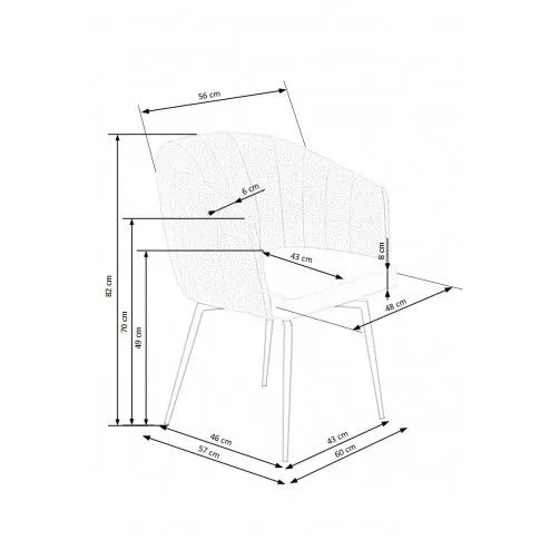 Szczegółowe zdjęcie nr 10 produktu Krzesło z funkcją obracania Iferor - popiel
