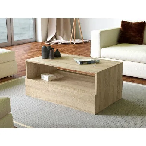 Szczegółowe zdjęcie nr 4 produktu Ława kawowa z szufladami Ralto - dąb sonoma