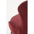 Szczegółowe zdjęcie nr 5 produktu Eleganckie krzesło tapicerowane typu ludwik Kordo - bordowy