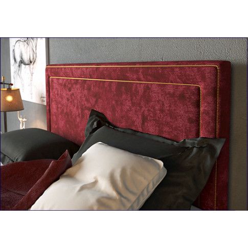 Zdjęcie jednoosobowe tapicerowane łóżko kontynentalne Soho - sklep Edinos.pl