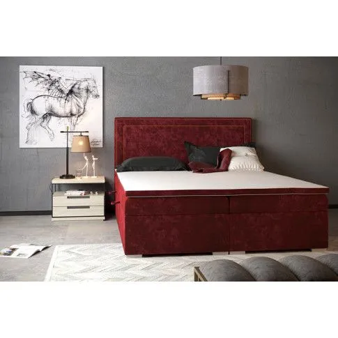 Szczegółowe zdjęcie nr 6 produktu Podwójne łóżko boxspring Soho 160x200 - 32 kolory