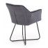 Szczegółowe zdjęcie nr 8 produktu Modernistyczne krzesło muszelka Roxi - popiel