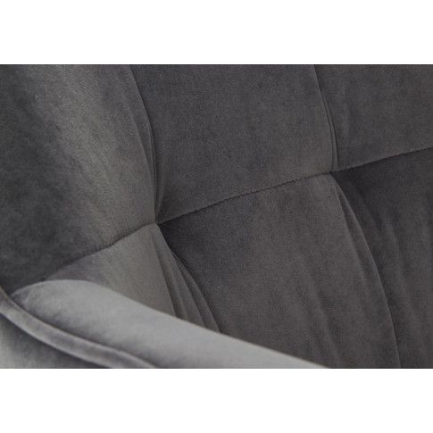 Szczegółowe zdjęcie nr 11 produktu Modernistyczne krzesło muszelka Roxi - popiel