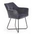 Zdjęcie produktu Modernistyczne krzesło muszelka Roxi - popiel.