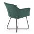 Szczegółowe zdjęcie nr 8 produktu Nowoczesne krzesło muszelka Roxi - zielony