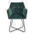 Szczegółowe zdjęcie nr 6 produktu Nowoczesne krzesło muszelka Roxi - zielony