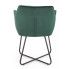 Szczegółowe zdjęcie nr 9 produktu Nowoczesne krzesło muszelka Roxi - zielony