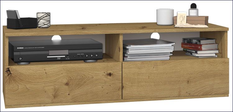  Szafka pod telewizor z szufladami Favero 2X