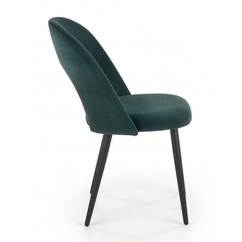 krzesło getti zielony bok