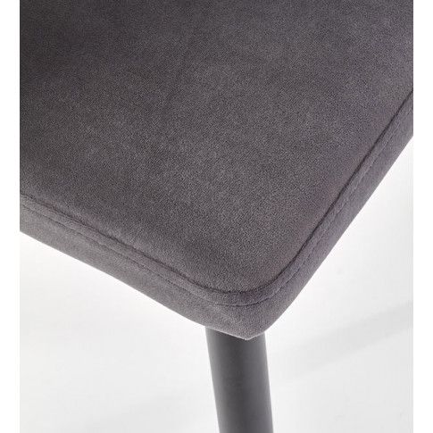 Szczegółowe zdjęcie nr 11 produktu Nowoczesne szare krzesło muszelka - Holix 