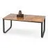 Zdjęcie produktu Prostokątna industrialna ława loft - Mamba - Orzech.