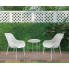 Zdjęcie ażurowe krzesło Vuppi białe na balkon - sklep Edinos.pl