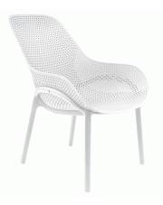 Ażurowe krzesło Vuppi - białe