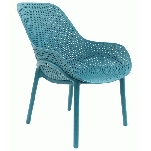Zdjęcie produktu Ażurowe krzesło Vuppi - niebieskie.