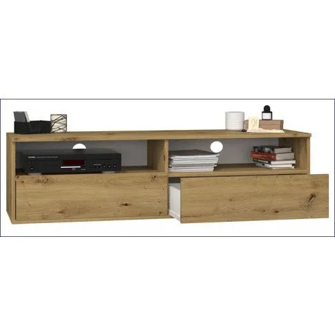 Zdjęcie szafka rtv do salonu Favero 3X - dąb artisan | Edinos.pl