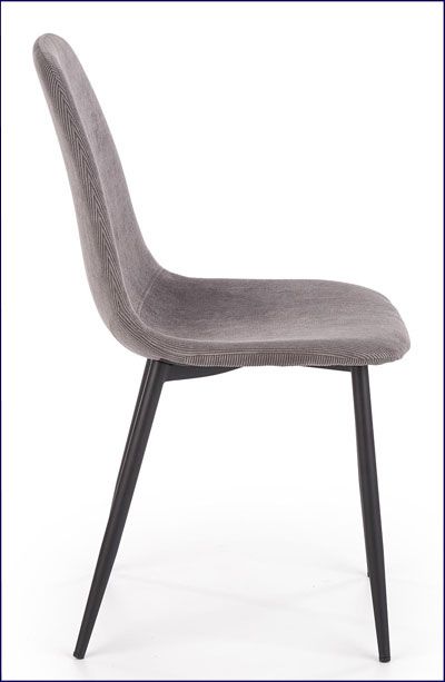 Produkt Minimalistyczne krzesło Semi - popiel - zdjęcie numer 2