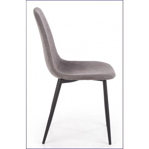 Zdjęcie popielate krzesło minimalistyczne Semi - sklep Edinos.pl