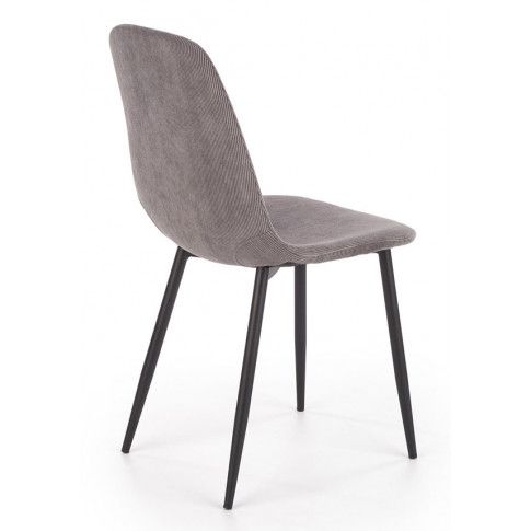Szczegółowe zdjęcie nr 8 produktu Minimalistyczne krzesło Semi - popiel