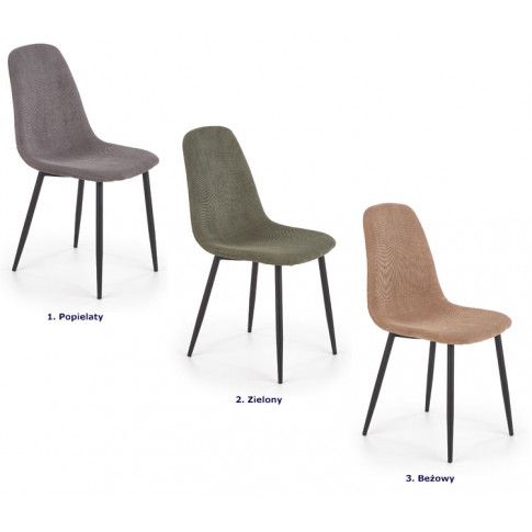 Szczegółowe zdjęcie nr 5 produktu Loftowe krzesło Semi - zielony