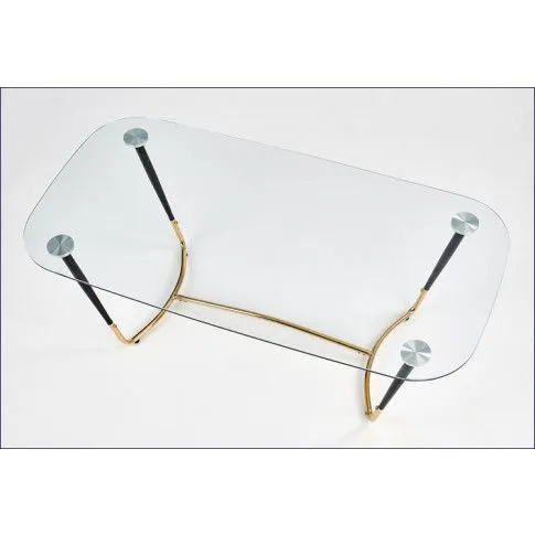 Szczegółowe zdjęcie nr 4 produktu Szklana ława w stylu glamour Cestol