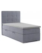 Pojedyncze łóżko boxspring Nubis 90x200 - 32 kolory w sklepie Edinos.pl