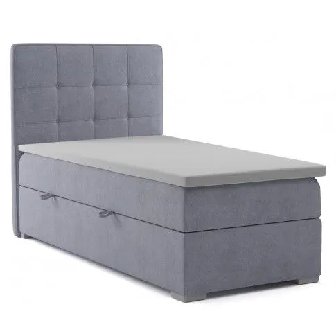 Zdjęcie produktu Pojedyncze łóżko boxspring Nubis 90x200 - 40 kolorów.