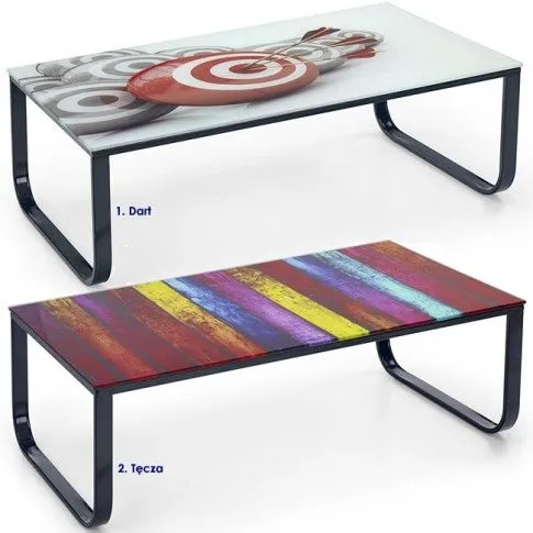 Zdjęcie Ława szklana Lovena nowoczesna tęcza | Edinos.pl