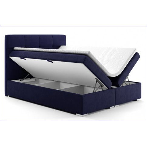 Szczegółowe zdjęcie nr 4 produktu Podwójne łóżko kontynentalne Nubis 140x200 - 40 kolorów
